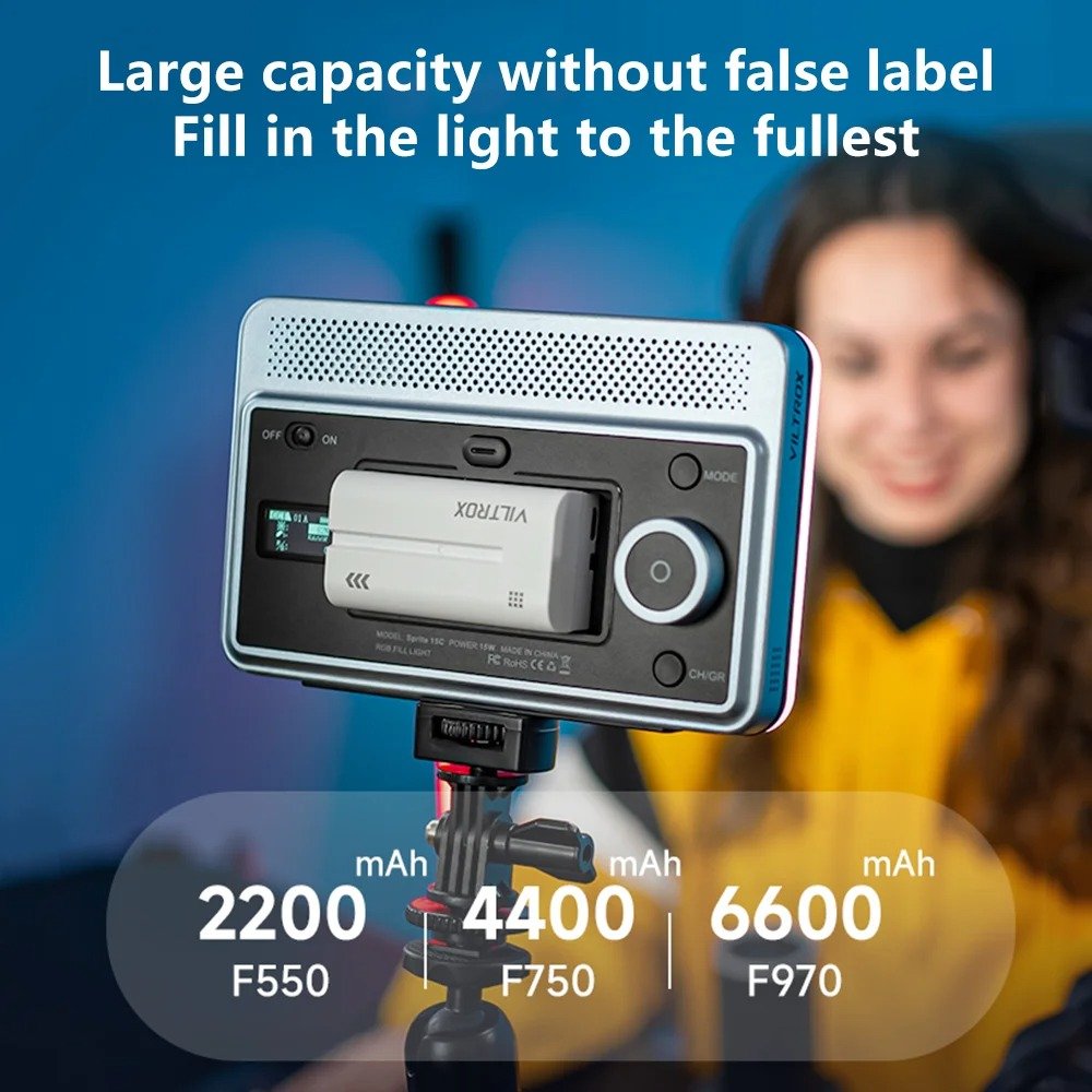 viltrox bateria np f970 viltrox bateria np f970